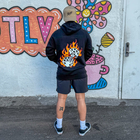 Hoodie - Black Hot Roll