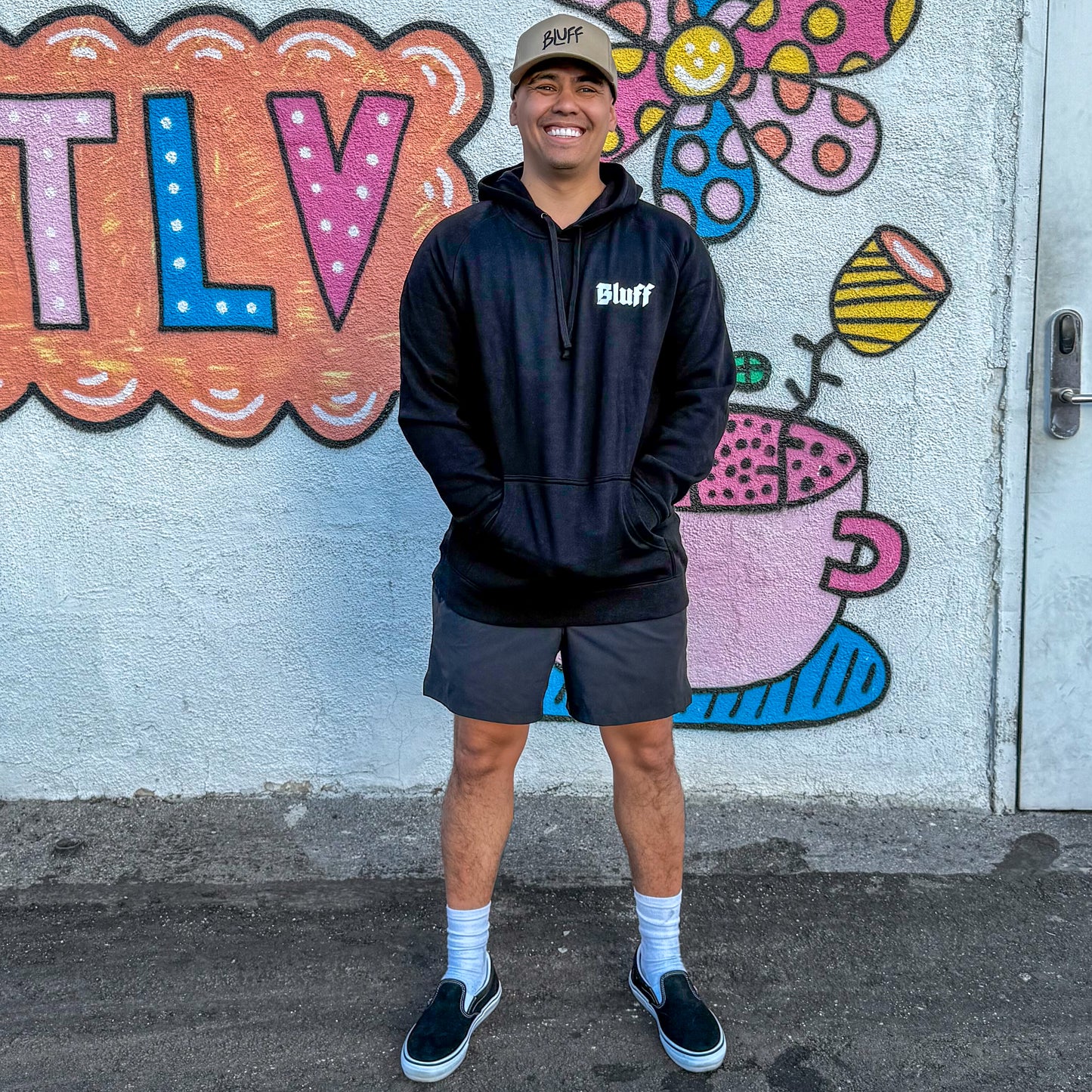 Hoodie - Black Hot Roll