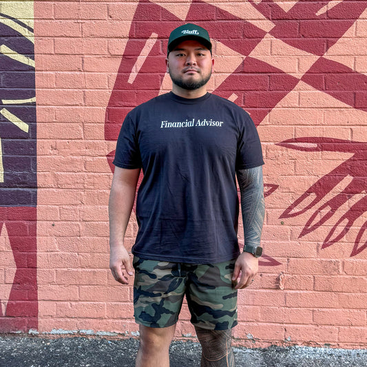 * Tshirt - Black Financial Advisor