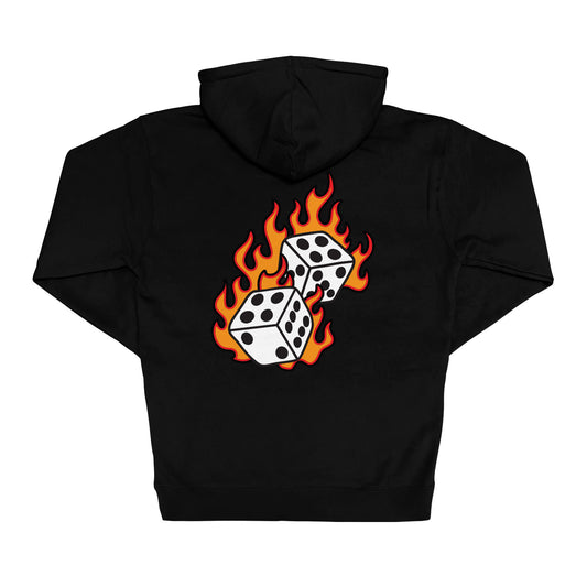 Hoodie - Black Hot Roll