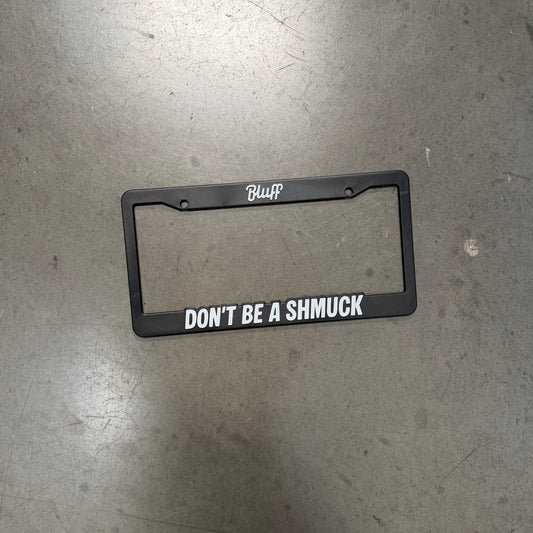 License Plate Frame - Black Uncle Sam