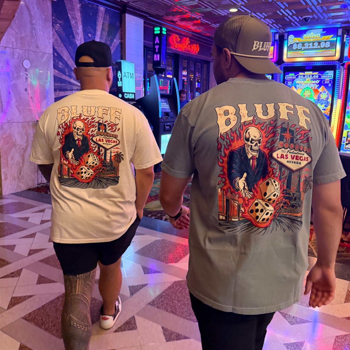 Tshirt - Tan Dice Thrower