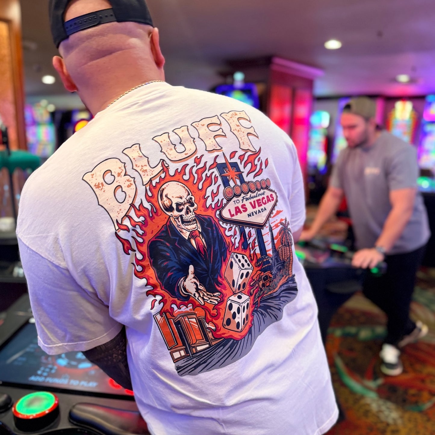 Tshirt - Tan Dice Thrower