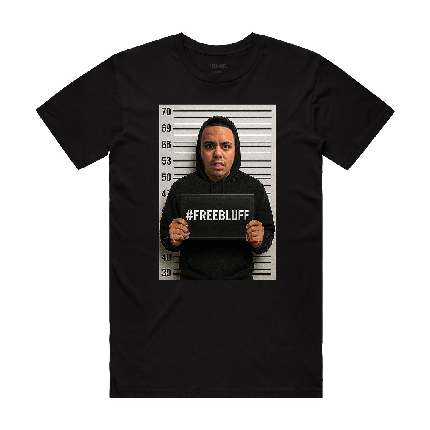 PRESALE Tshirt - Black Free Bluff