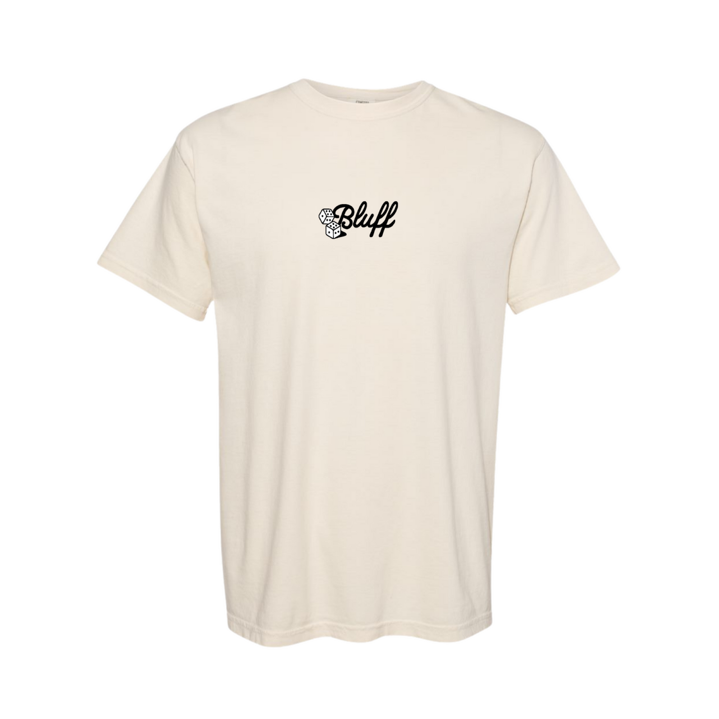Tshirt - Tan Bluff Dice Essentials
