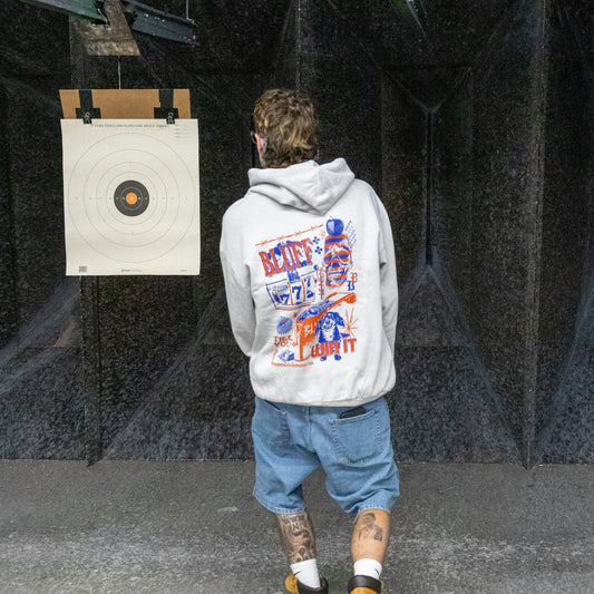 Hoodie - White Ammo