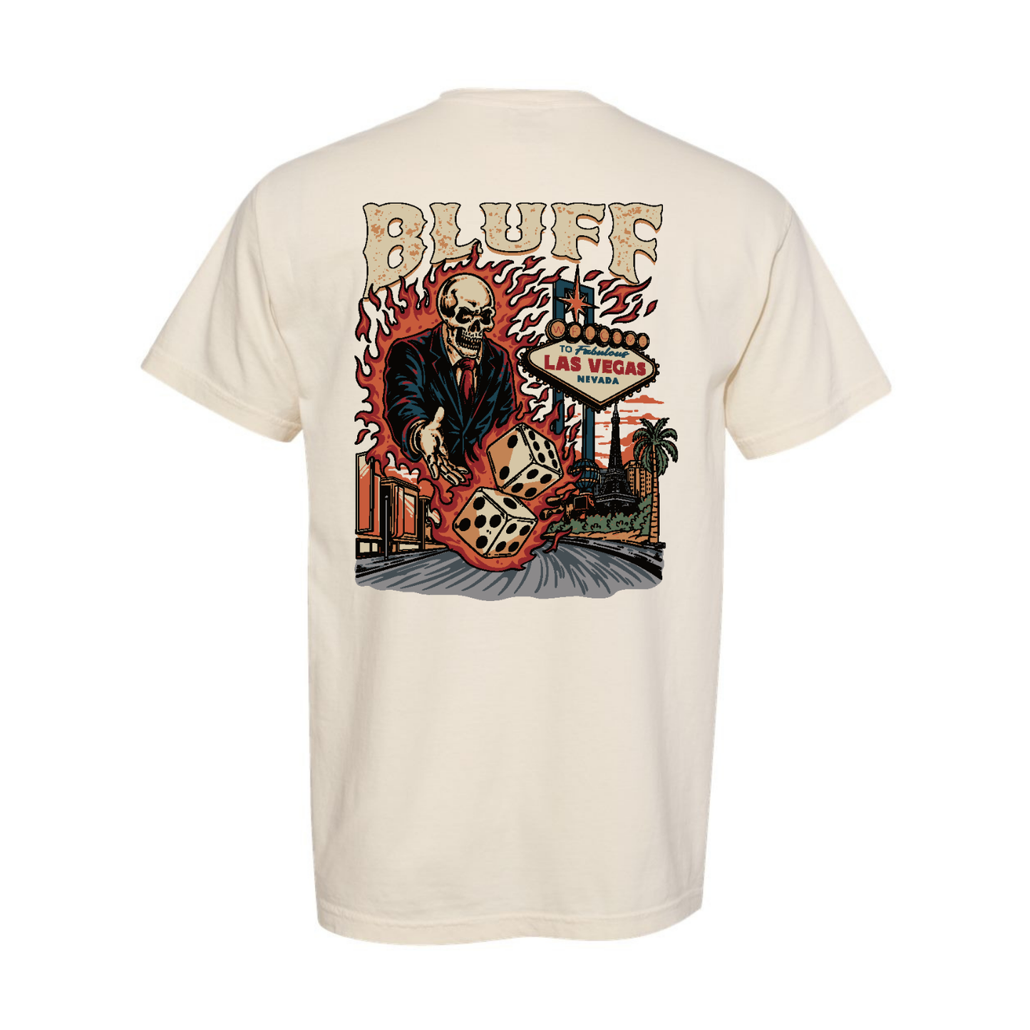 Tshirt - Tan Dice Thrower