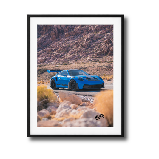 Poster - Autographed Blue GT3RS