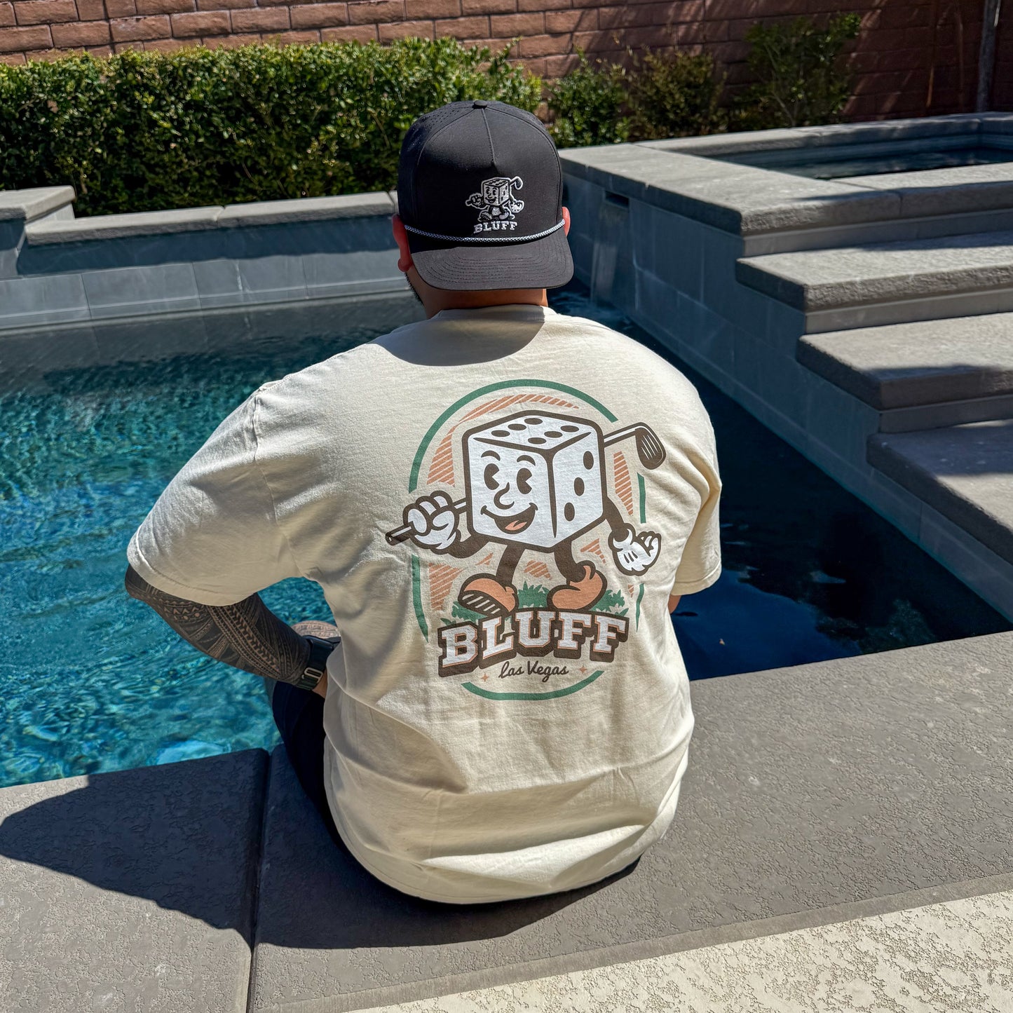 Tshirt - Tan Bluff Man