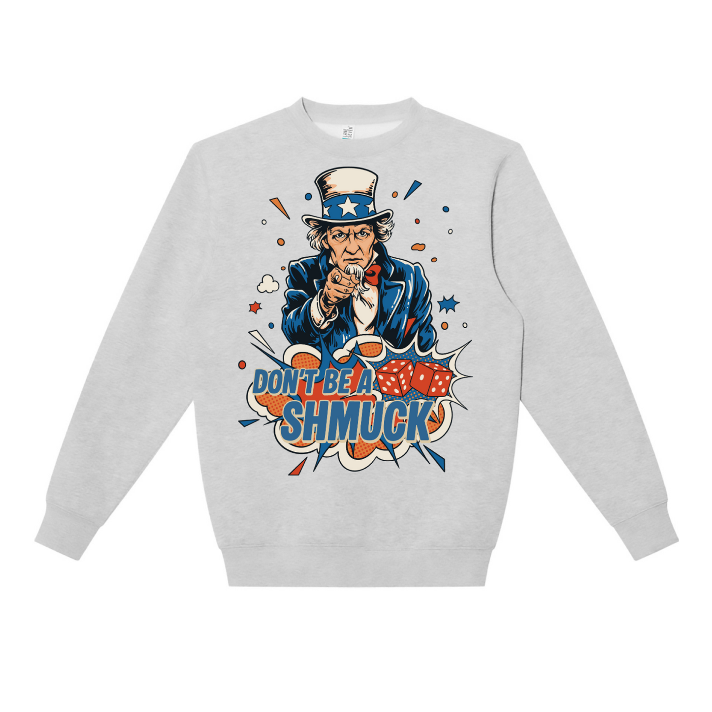 Crewneck - Grey Uncle Sam