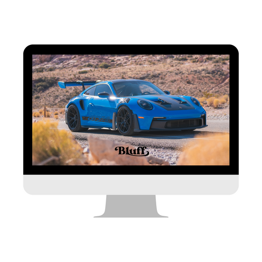 Desktop Wallpaper - Blue GT3RS