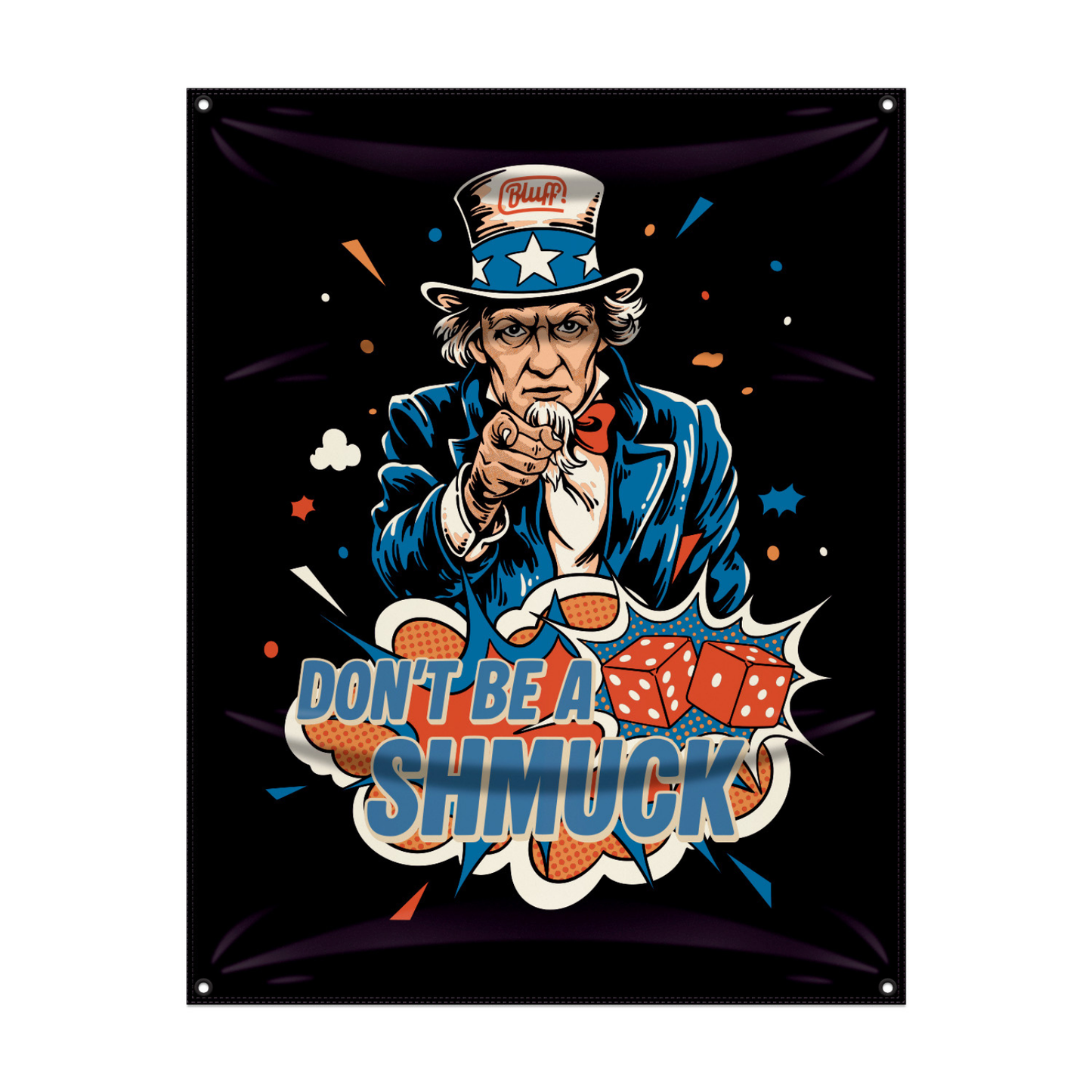 Flag - Black Uncle Sam