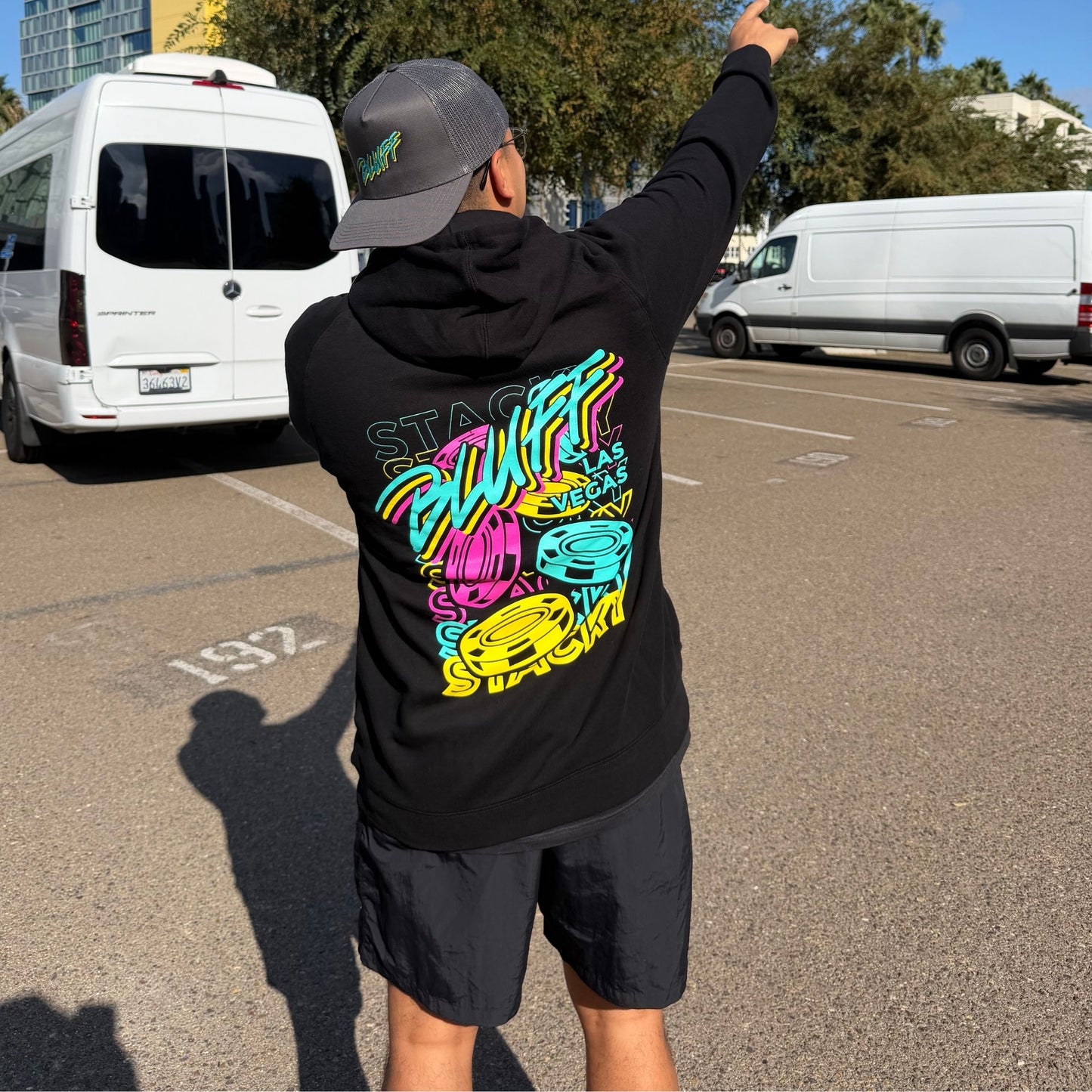 Trucker Hat - Grey Stacky Stacky