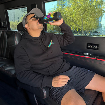 Water Bottle - Black Stacky Stacky