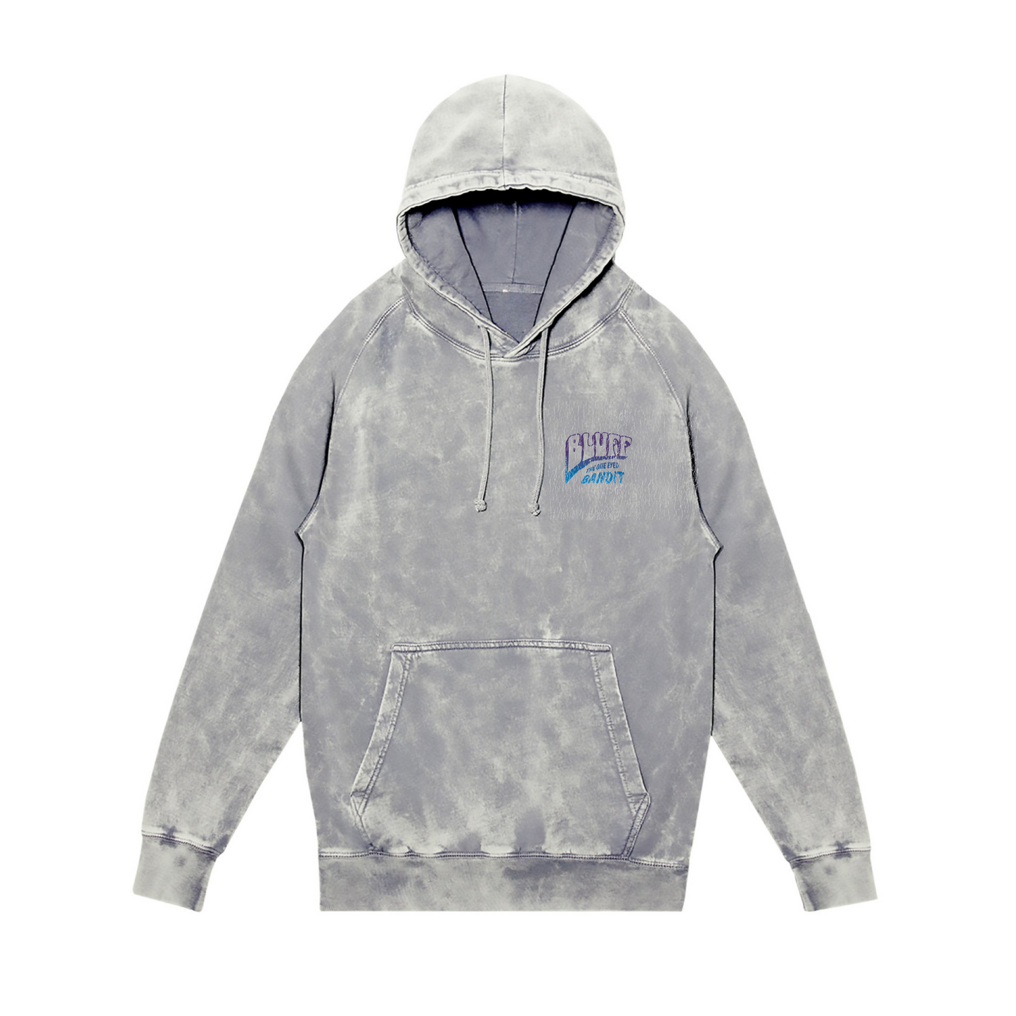 Hoodie - Acid Grey Bandit