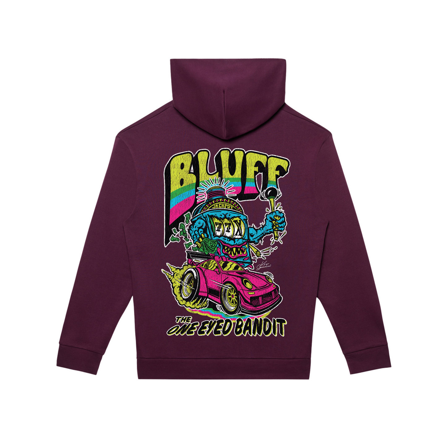 Hoodie - Maroon Bandit