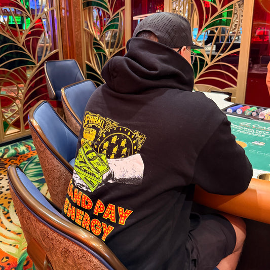 Hoodie - Black Hand Pay Energy