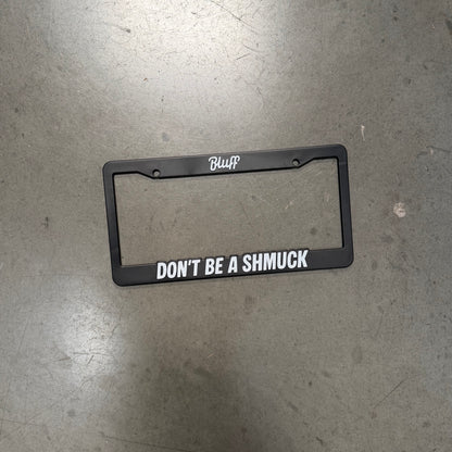 License Plate Frame - Black Uncle Sam