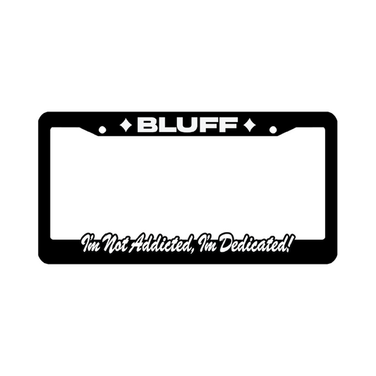 License Plate Frame - Black Addicted