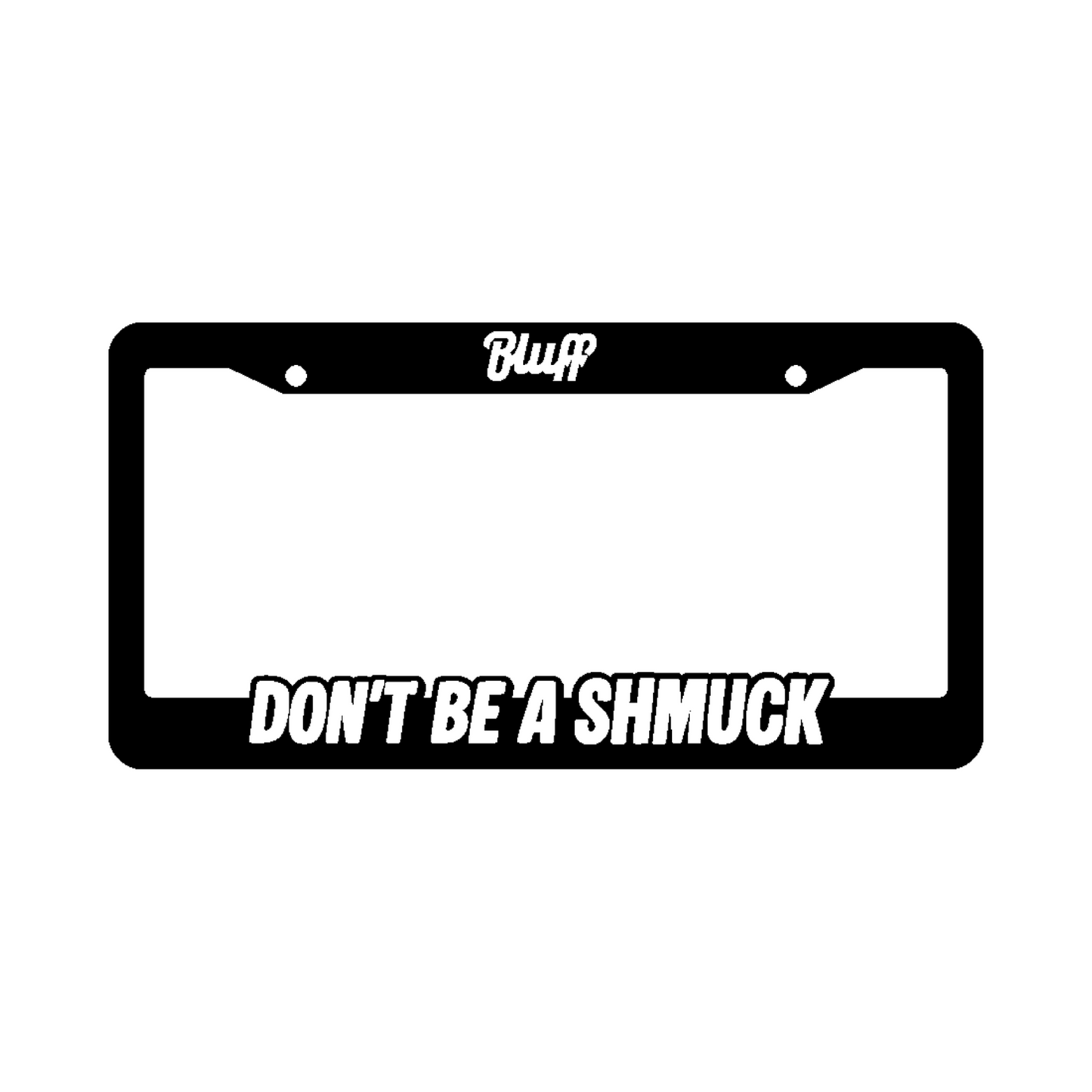 License Plate Frame - Black Uncle Sam