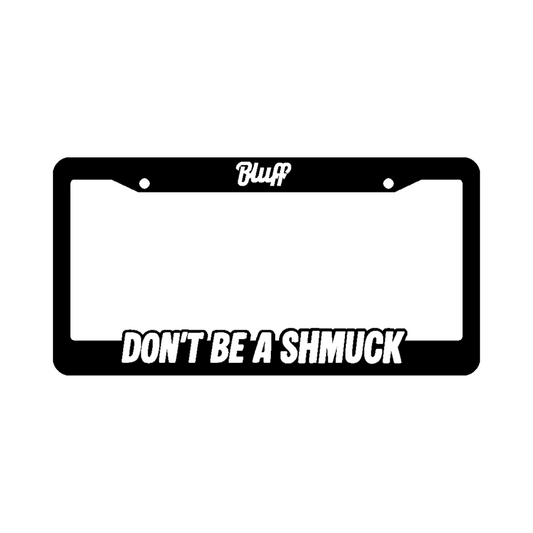 License Plate Frame - Black Uncle Sam