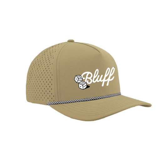 *Golf Hat - Tan Bluff Dice