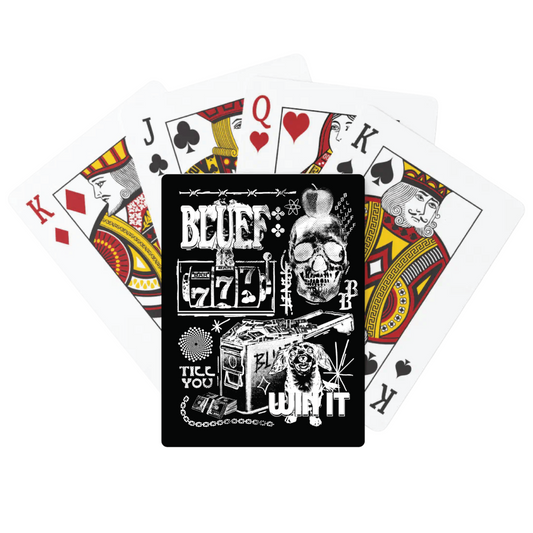 Playing Card Deck - Black Ammo