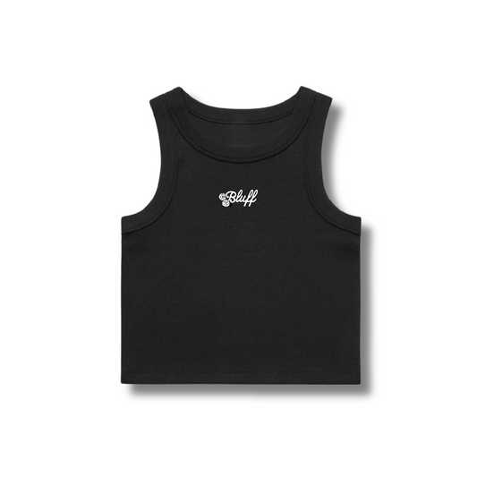 Womens Tank Top - Black Bluff Dice Essentials