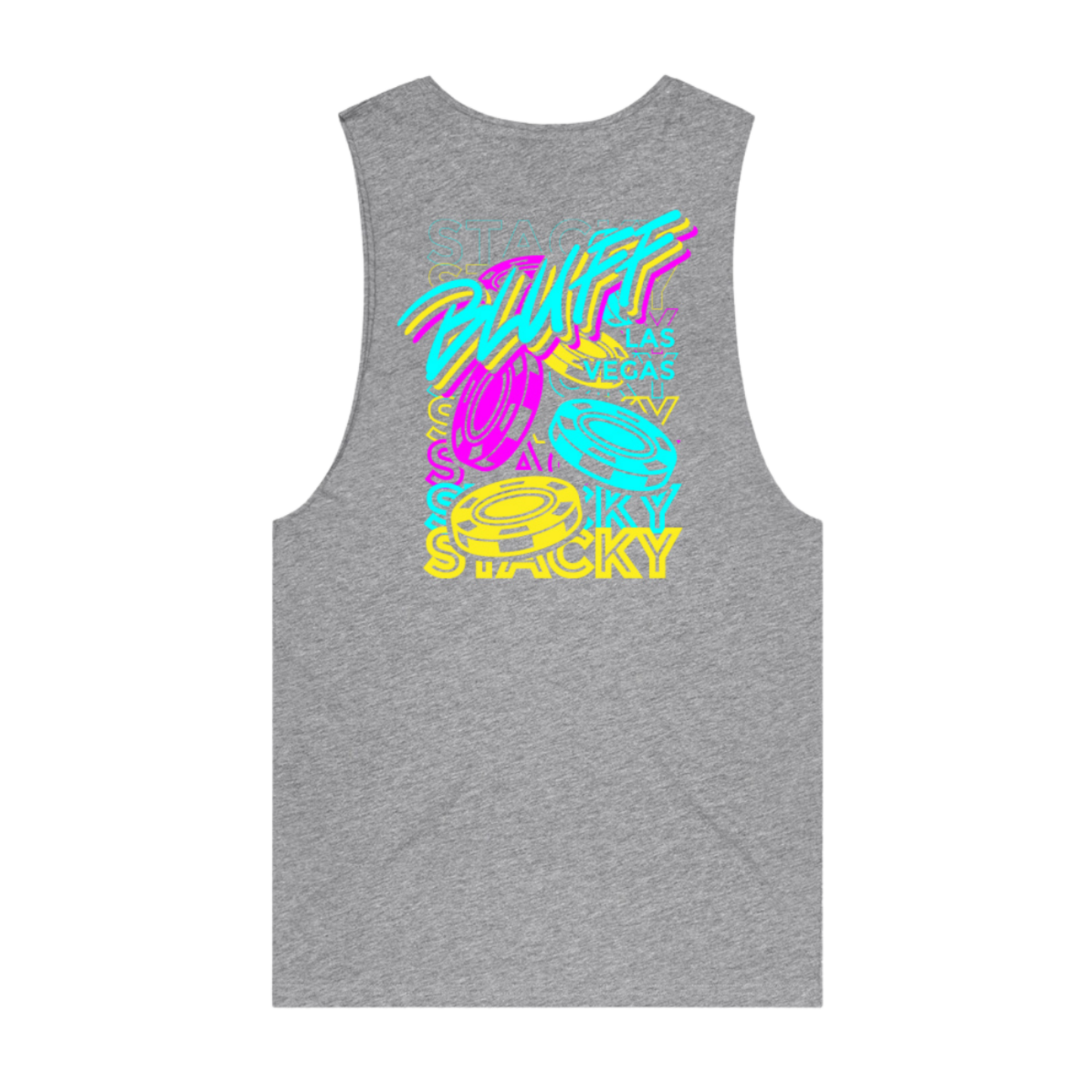 Tank Top - Grey Stacky Stacky