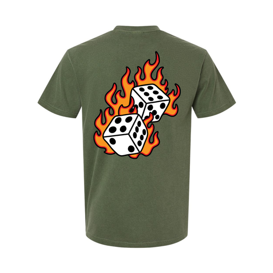 Tshirt - Green Hot Roll