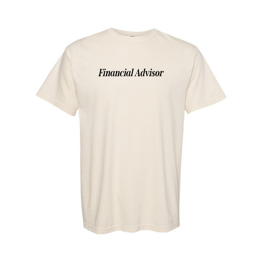 * Tshirt - Tan Financial Advisor