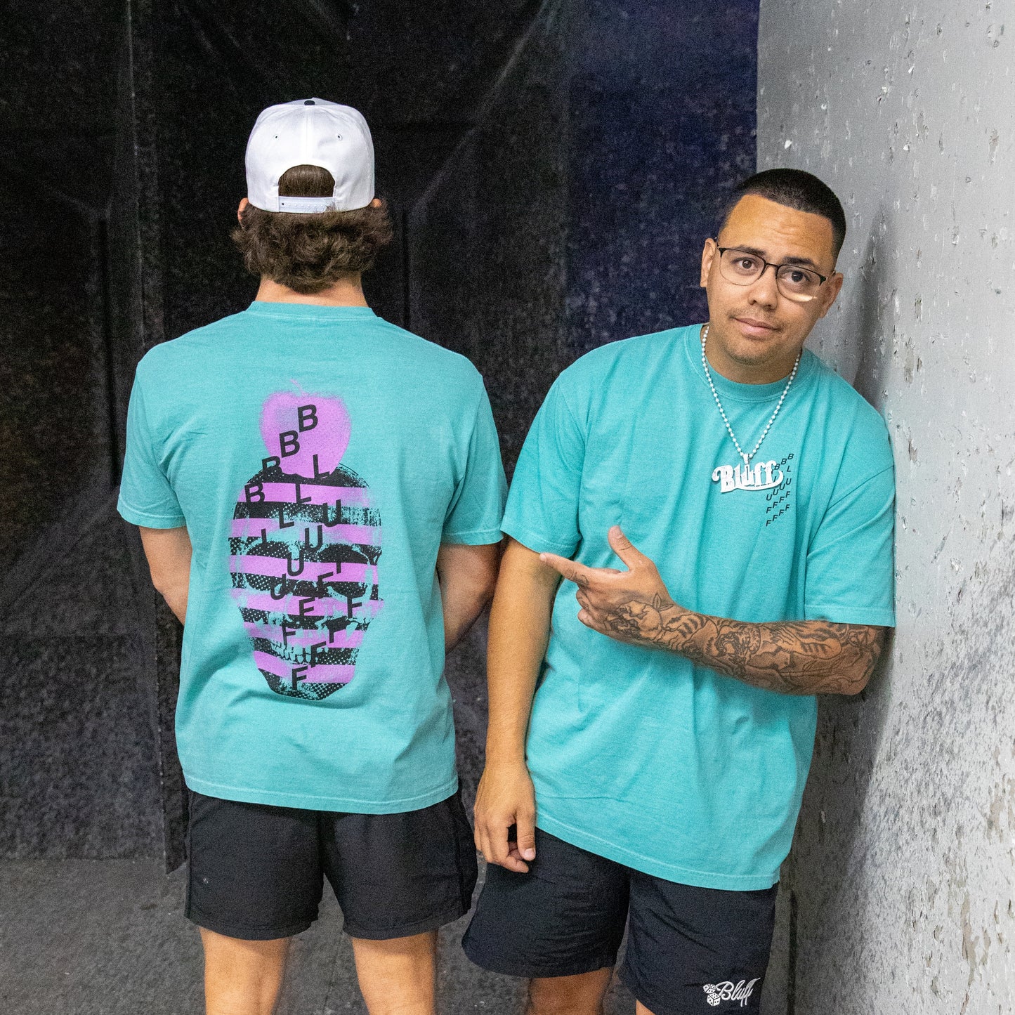 Tshirt - Teal Ammo