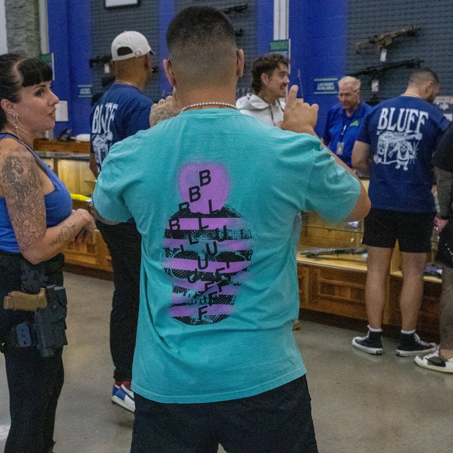 Tshirt - Teal Ammo