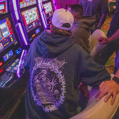 Hoodie - Navy Pinball Wizard